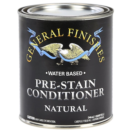 General Finishes 1 Qt Natural Wood Stain Water-Based Penetrating Stain WNQT